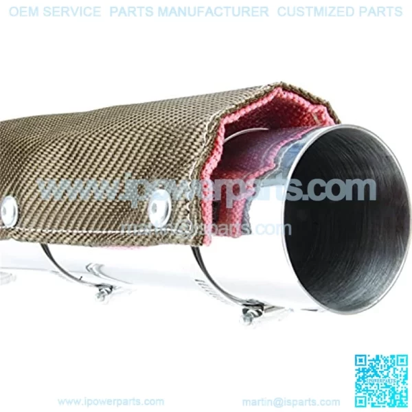 Design Engineering 010453 Titanium Pipe Shield - Exhaust Heat Shield, 4" x 8" - Image 2