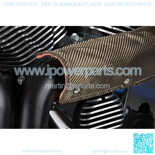 Design Engineering 010453 Titanium Pipe Shield - Exhaust Heat Shield, 4" x 8" - Image 3