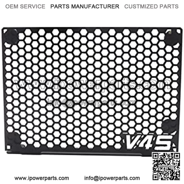 New Fit for Ducati Multistrada V4 V4 S V4S Radiator Guard Protector Grille Cover Oil Cooler Motorcycle Accessories Black (Color : Black) - Image 2