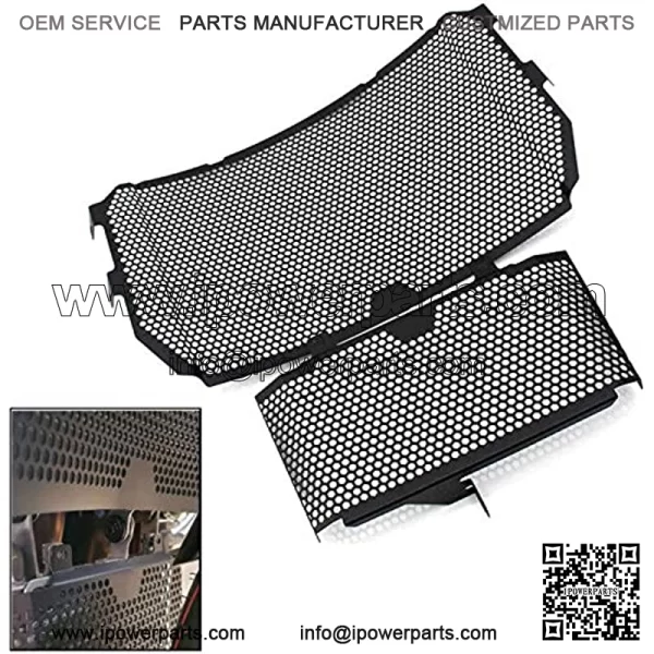 Radiator Grille Guard Oil Cooler Guard Cover Protector Replacement for Yamaha MT-10 FZ-10 2016 2017 2018 2019