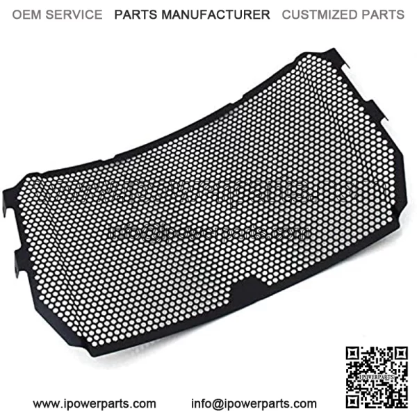 Radiator Grille Guard Oil Cooler Guard Cover Protector Replacement for Yamaha MT-10 FZ-10 2016 2017 2018 2019 - Image 3