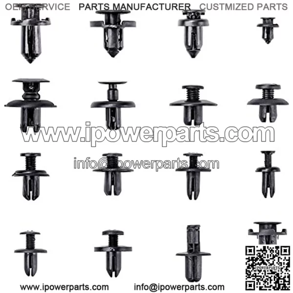 Uolor 745 Pcs Car Retainer Clips & Plastic Fasteners Kit Fender Rivet Clips, 16 Most Popular Sizes Auto Push Pin Rivets Kit for GM Ford Toyota Honda Chrysle - Image 3