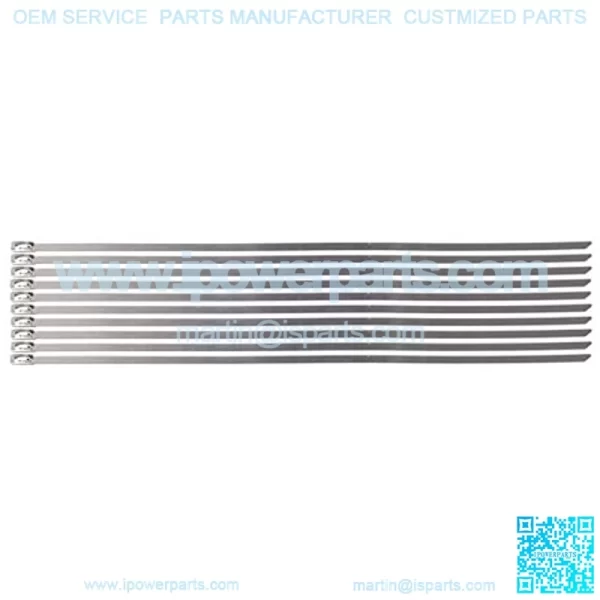 2" x 50' Exhaust Heat Wrap Roll for Motorcycle Fiberglass Heat Shield Tape with Stainless Ties (Blue) - Image 5