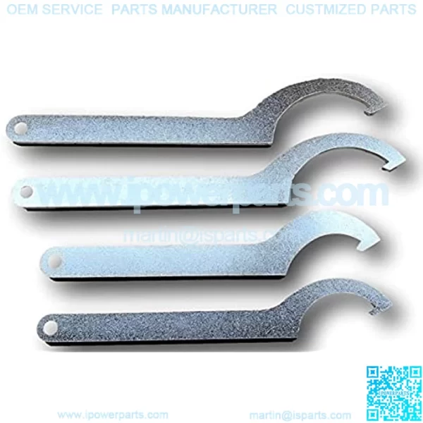 Steel Spanner Wrenches 4Pc Coilover Shock Adjustment Tool Coil Over Wrench Kit