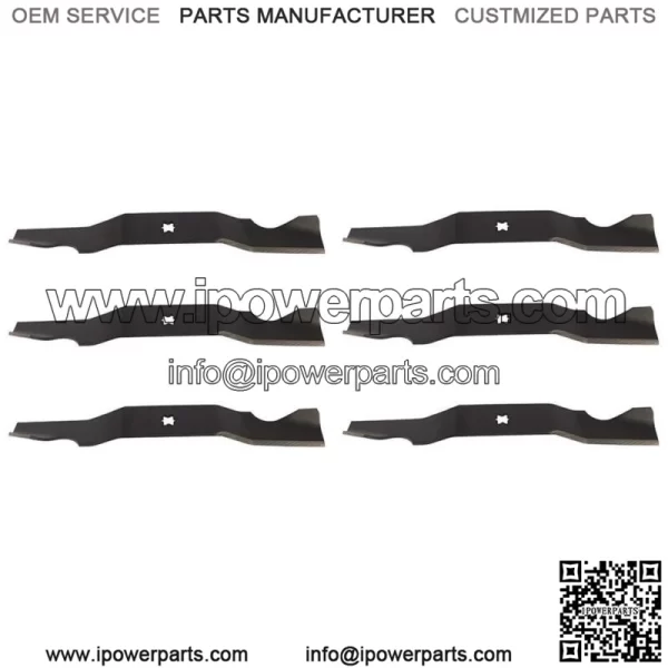 (6) 742-04068 759-04047 759-4047 942-04068 Heavy Duty Mower Blade Fits Cub Cadet
