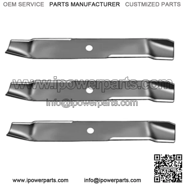 (3) Replacement Mower Blades - 14-7/8" X 3/4" Fits Cub Cadet Models 742-04016