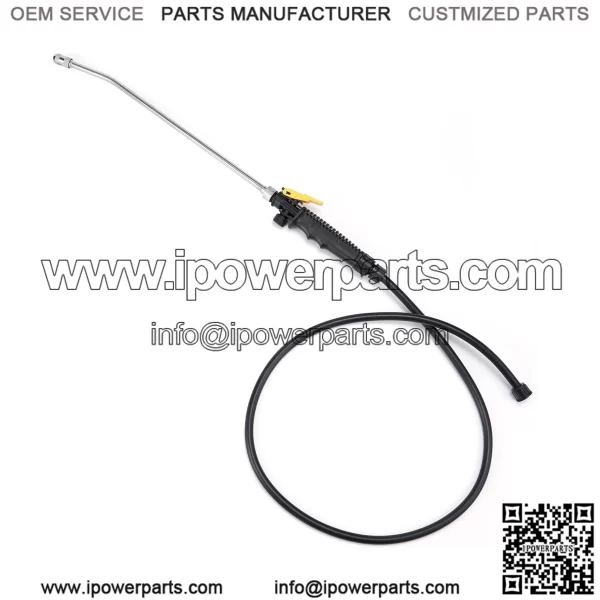 Replacement Sprayer Wand for Ryobi??Stainless Steel Sprayer Wand with Adjustable Nozzle??Trigger Wand & Hose for P2803 Sprayer (With Hose)