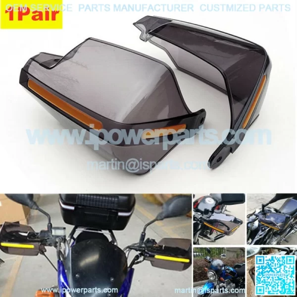 22mm 7/8'' ATV Motorcycle Handle Bar Hand Guard Protector Wind Deflector Shield