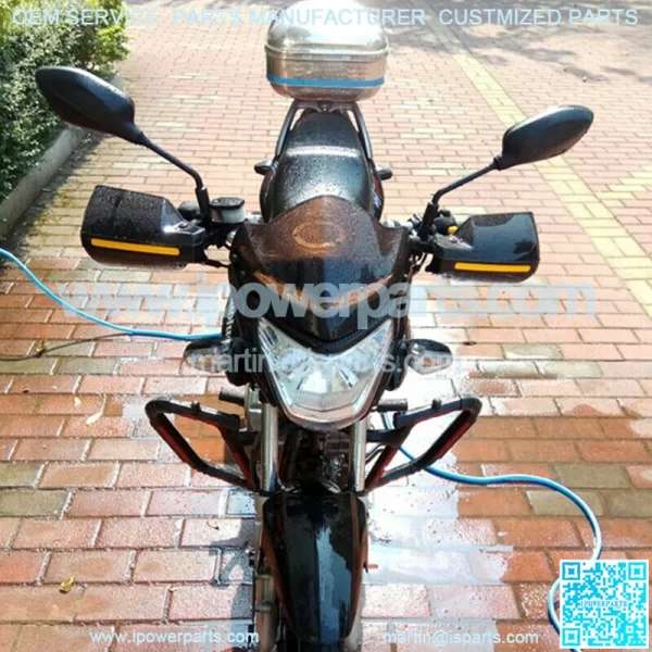 22mm 7/8'' ATV Motorcycle Handle Bar Hand Guard Protector Wind Deflector Shield - Image 3