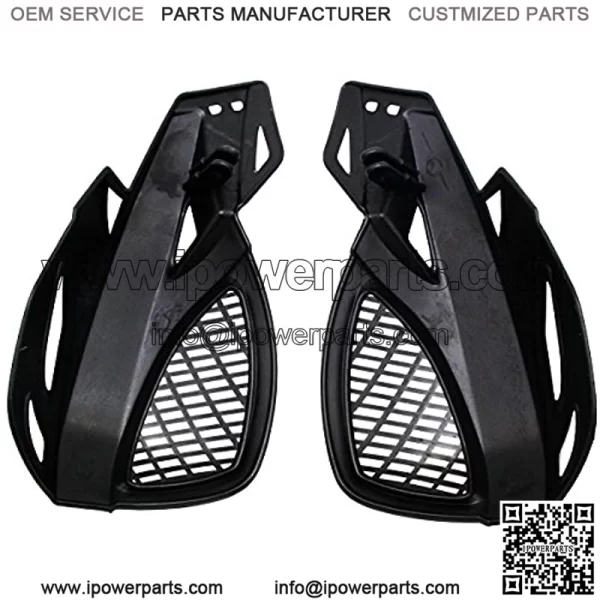 7/8" Motorcycle Handguards Handlebar Hand Guards Brush Bar Protector For Motocross Supermoto Racing Dirt Bike ATV (Black) - Image 3