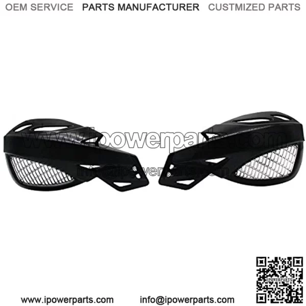 7/8" Motorcycle Handguards Handlebar Hand Guards Brush Bar Protector For Motocross Supermoto Racing Dirt Bike ATV (Black) - Image 5