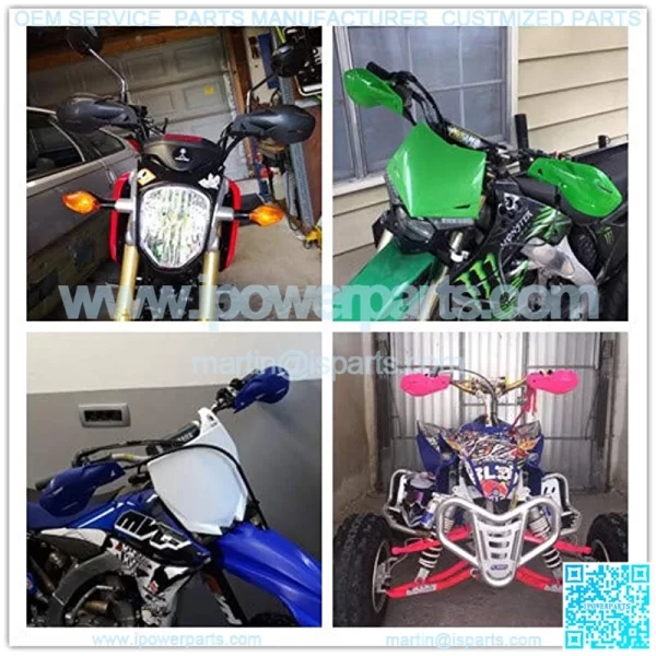 7/8" Motorcycle Hand Guards Universal ATV Motocross Handguard Dirt Bike Brush Protector Handguards - Image 2