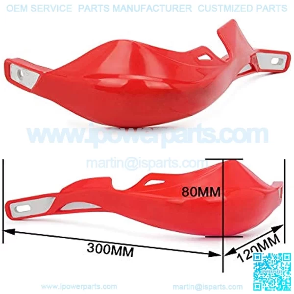 Motorcycle Universal Handguards Aluminum Hand Guards Brush Bar For off Road ATV For Motocross Dirt Bike Enduro -Red - Image 3