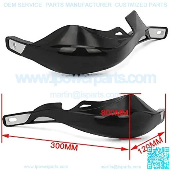 Motorcycle Handguards Aluminum Hand Guards Universal For 7/8" And 1 1/8" Brush Bar For off Road ATV Yamaha  Suzuki Motocross Dirt Bike Enduro -Black - Image 2