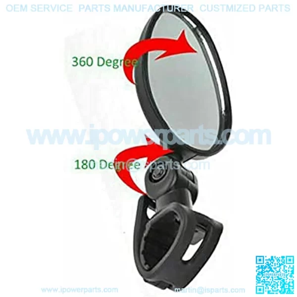 Rear View Mirror Handlebar Mirror Mini 360 Degree Rotary for Road Bike Bicycle 2 pcs - Image 2