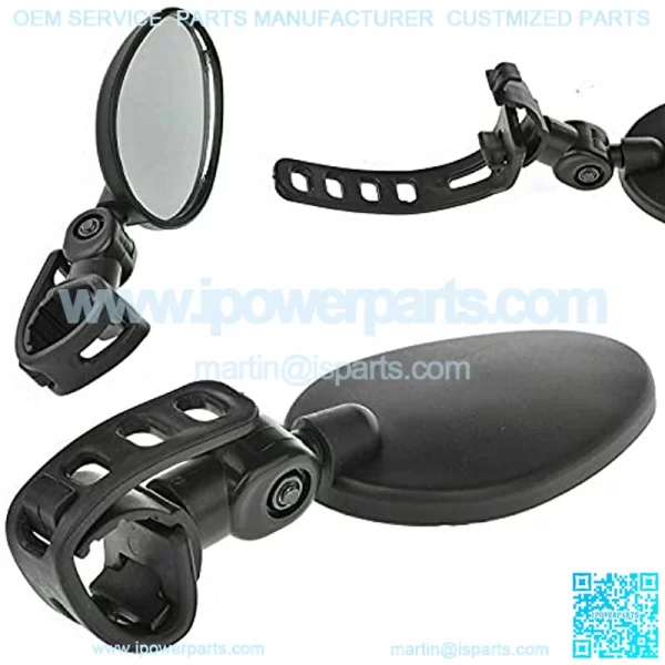 Rear View Mirror Handlebar Mirror Mini 360 Degree Rotary for Road Bike Bicycle 2 pcs - Image 4