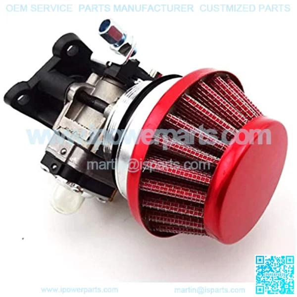 Racing Carburetor Kit Carb Air Filter Stack Manifold Intake Pipe For 2 Stroke 47cc 49cc Mini ATV Quad Kids Dirt Pocket Bike - Image 2