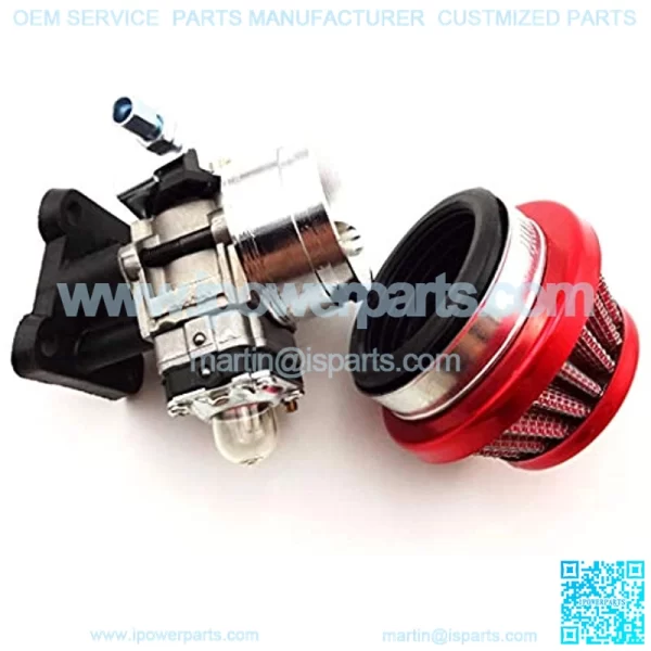 Racing Carburetor Kit Carb Air Filter Stack Manifold Intake Pipe For 2 Stroke 47cc 49cc Mini ATV Quad Kids Dirt Pocket Bike - Image 4