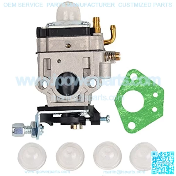 15mm Carburetor with Gasket Primer Blub Fuel Line Fuel Filter Replacement for 43cc 47cc 49cc 50cc 2 Stroke Mini Pocket Bike Chopper ATV Quad Dirt Bike Super Gas Scooter Bike - Image 2
