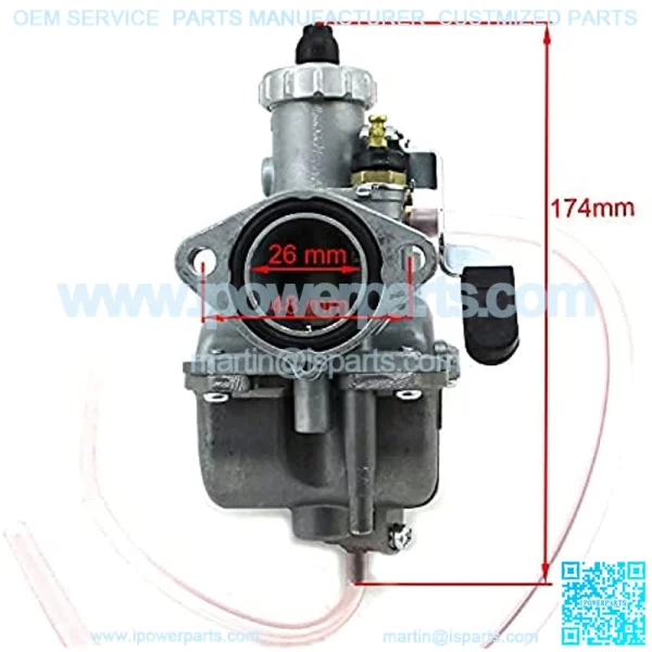 Racing Performance 26mm Carb Carburetor Intake Manifold Air Filter Set For 212cc GX200 Chinese 196cc Clones Engine Go Kart Mini Bike - Image 3