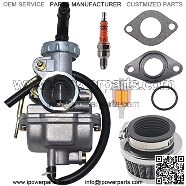 PZ20 Carburetor For Kazuma Baja 50cc 70cc 90cc 110cc 125cc NST Quad 4 Stroke ATV 4 Wheeler Go Kart Dirt Bike Honda CRF50F XL75 CRF80F XR50R