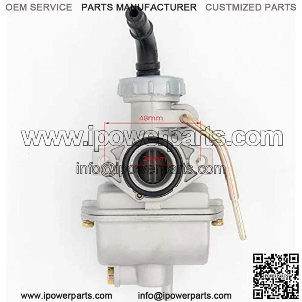 PZ20 Carburetor for Kazuma Baja 50cc 70cc 90cc 110cc 125cc 110B NST Quad 4 stroke ATV 4 wheeler Go kart Dirt Bike Honda CRF50F XL75 CRF80F XR50R & Air Fuel Filter PZ20 Carburetor - Image 3