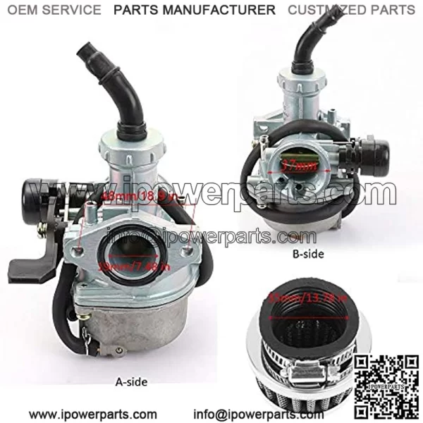 PZ19 Carburetor for Kazuma Baja 70cc 90cc 110cc 125cc NST Quad 4 Stroke ATV Go Kart Pit Dirt Bike CRF50F XL75 CRF80F XR50R with Air Fuel Filter - Image 5