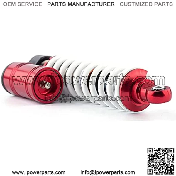 Motorcycle Rear Air Shock 12.6" 320mm Absorbers Pair Replacement Suspension Universal Compatible For Go Kart 2 pcs (Red) - Image 3