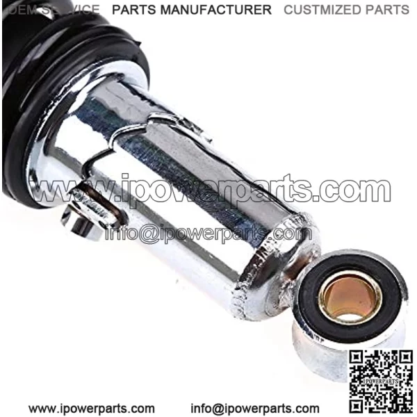 Motorcycle Shock Motorcycle Rear Shock 15.7"/400mm Universal Rear Suspension 1Pair Black - Image 4