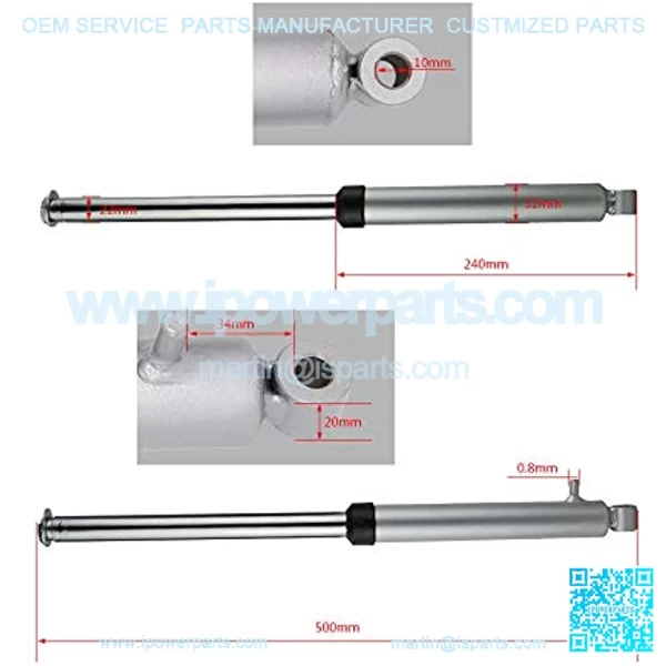 FOR YAMAHA PW50 FRONT FORKS BIKE SHOCKS FORK SUSPENSION SET ASSEMBLY FK03S - Image 5