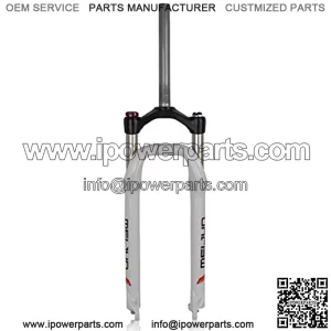 JIE KE Bicycle Front Fork Bike Suspension Fork 26" X 4.0" Tire ATV Snowmobile Shoulder Control Bicycle Accessories 1-1/8" Disc Brake Bicycle Accessories