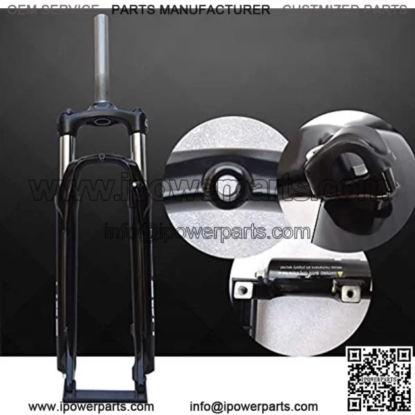 26 inch Snowmobile ATV Suspension Fork Oil Spring Lock Disc Brake Front Fork Aluminum Alloy Bicycl Parts Travel: 100mm - Image 2