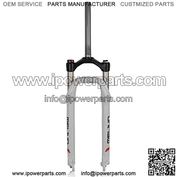 Bicycle Front Fork Bike Suspension Fork 26" X 4.0" Tire ATV Snowmobile Shoulder Control Bicycle Accessories 1-1/8" Disc Brake Bicycle Accessories