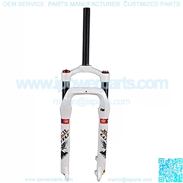 Urltra-Ligh Snowmobile/ATV Front Fork 26 Inch Fat Fork, Bike Air Suspension Fork 1-1/8" Shoulder Control QR 9135mm for 26x4.0 Wide Tires