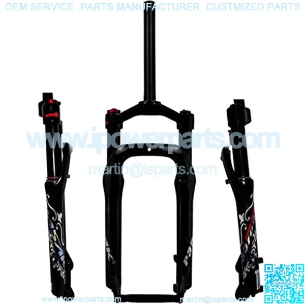 Adjustable Bike Suspension Forks,Magnesium Alloy 20 Inch Snowmobile ATV Wide Tire 4.0 Shock-Absorbing Oil-Gas Fork Mountain Bike Sports Outdoor