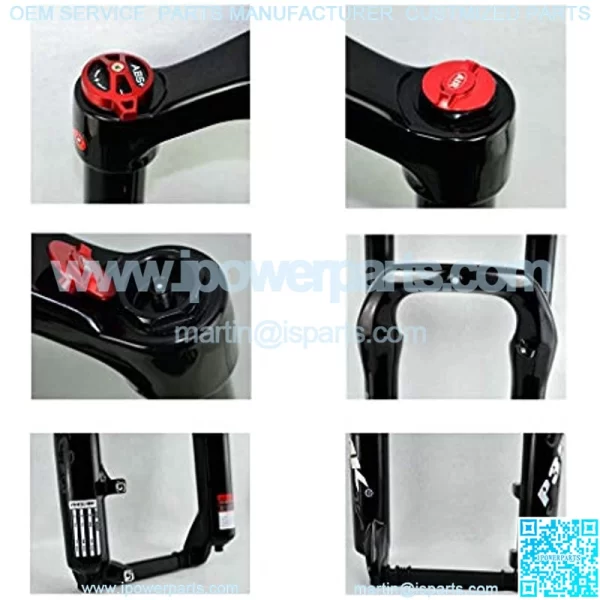 Adjustable Bike Suspension Forks,Magnesium Alloy 20 Inch Snowmobile ATV Wide Tire 4.0 Shock-Absorbing Oil-Gas Fork Mountain Bike Sports Outdoor - Image 3