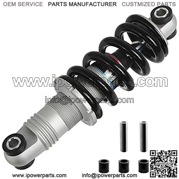 Preload MTB Mountain Wheel Chair Bike Rear Suspension Shock Absorber AL 6061 Coil Spring 750 Lbs 150mm (5.9") x 30mm 160mm (6.23") x 35mm 165mm (6.5") x 35mm with Extra Bushing