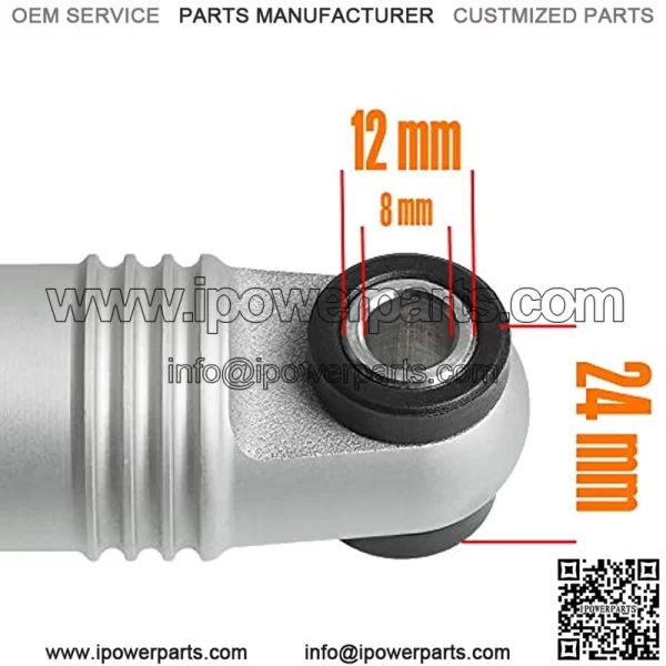 Preload MTB Mountain Wheel Chair Bike Rear Suspension Shock Absorber AL 6061 Coil Spring 750 Lbs 150mm (5.9") x 30mm 160mm (6.23") x 35mm 165mm (6.5") x 35mm with Extra Bushing - Image 2