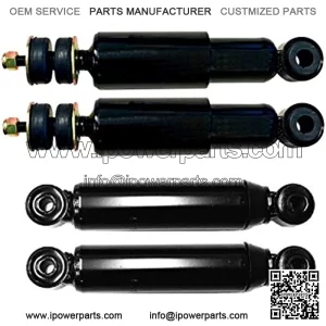 Front + Rear Shock Absorber Set Compatible with Club Car DS Gas/Electric 1014234, 1014235