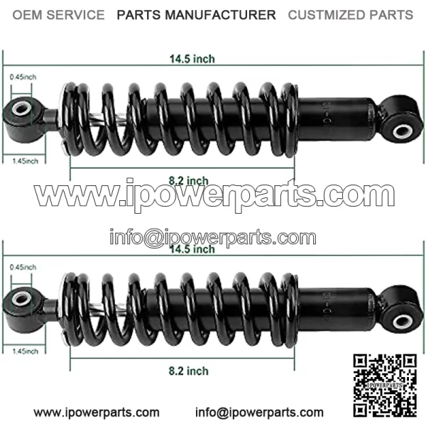 Yamaha G29/Drive Rear Shock Absorbers Assembly Kit for Golf Cart Gas & Electric Models, Replaces #JW2-F2210-10-00 - Image 2