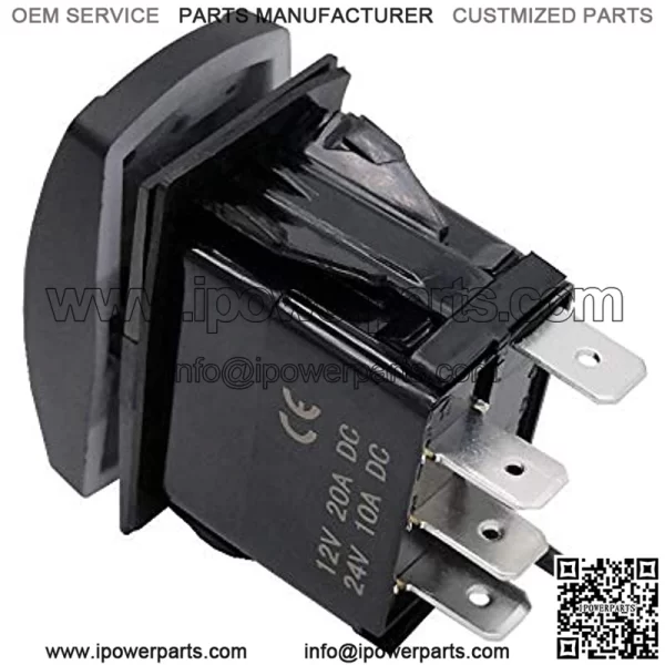 6 Gang Switch Panel Universal Circuit Control Relay System with Fuse Wiring Harness Automatic Dimmable ON-Off LED Switch Pod for Cars Trucks Boats ATV UTV SUV - Image 5