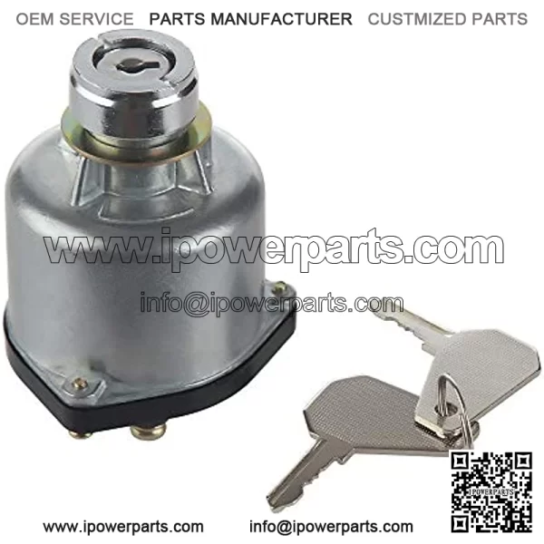 9-82710045-0 Ignition starter key Switch With 6 Terminal Wire Digger With 2 Keys For Diesel Engine Agricultural machinery,forklift, tractor, construction machinery and replaceme - Image 2