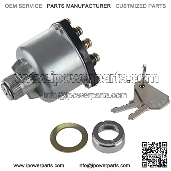 9-82710045-0 Ignition starter key Switch With 6 Terminal Wire Digger With 2 Keys For Diesel Engine Agricultural machinery,forklift, tractor, construction machinery and replaceme - Image 3