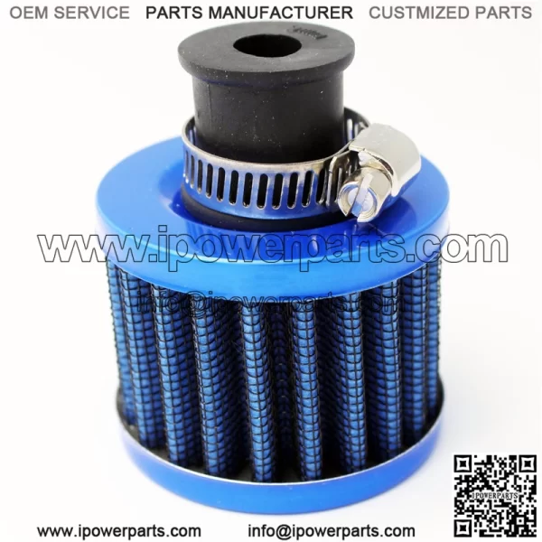 Air filter 9mm hole cylindrical air filter