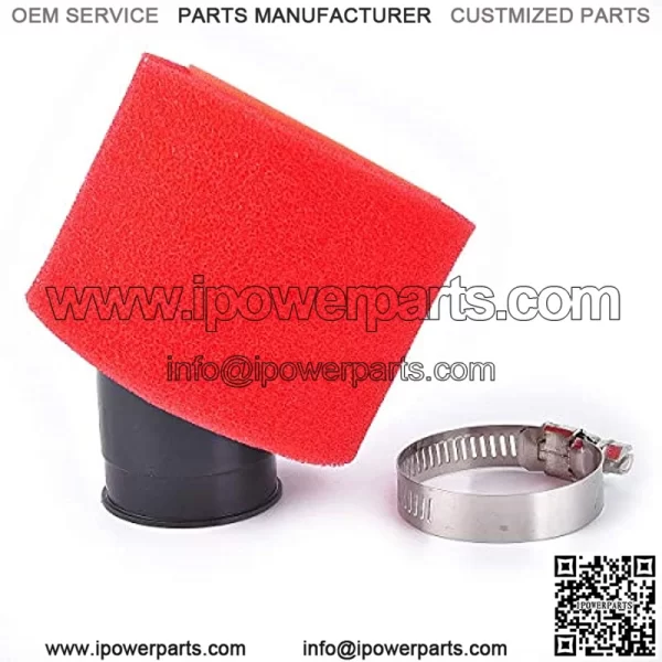 38mm Bent Angled Foam Air Filter Pod Replacement for ATV PIT Quad Dirt Bike Buggy - Image 2