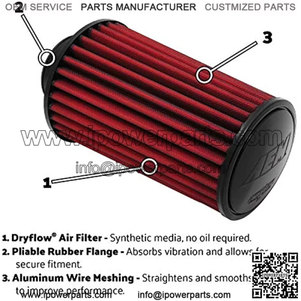 AEM (AEM-21-203D-XK) Universal Race Air Filter - Image 2