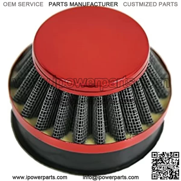 60mm Red Air Filter for 49 60 80cc Engine Motor Motorized Motorised Bicycle - Image 2