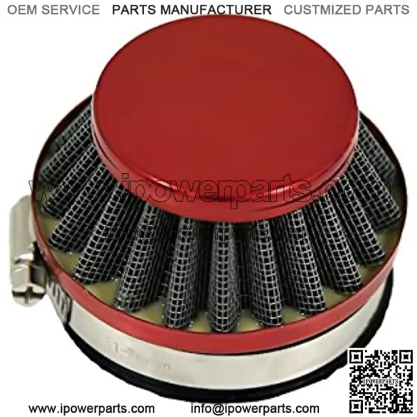 60mm Red Air Filter for 49 60 80cc Engine Motor Motorized Motorised Bicycle - Image 3