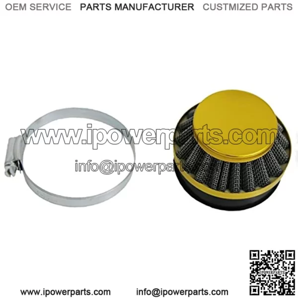 49cc To 80cc 2 Cycle Motorized Bicycle Carburetor Air Filter Yellow