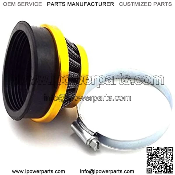 Racing ATV 60mm Air Filter Cleaner For Gas Motorized Bicycle Push Mini Moto Pocket Bike Quad 4 Wheeler Motorcycle Gold - Image 3